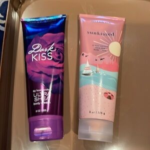 Lot of 2 bath and body works body cream